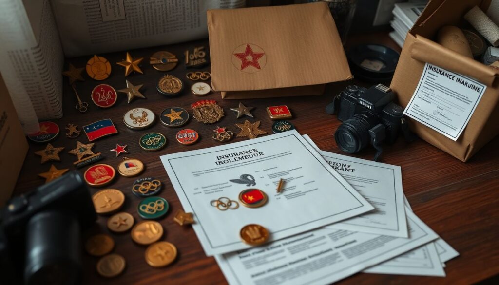 Как застрахоровать коллекцию значков? - иллюстрация