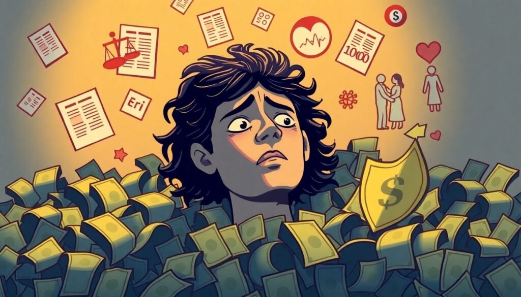 Страхование от выигрыша в лотерею (для защиты от родственников). - иллюстрация