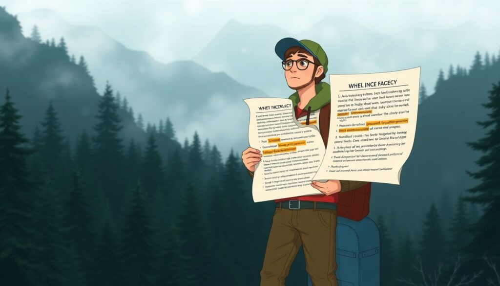 Страхование от встречи со снежным человеком. - иллюстрация