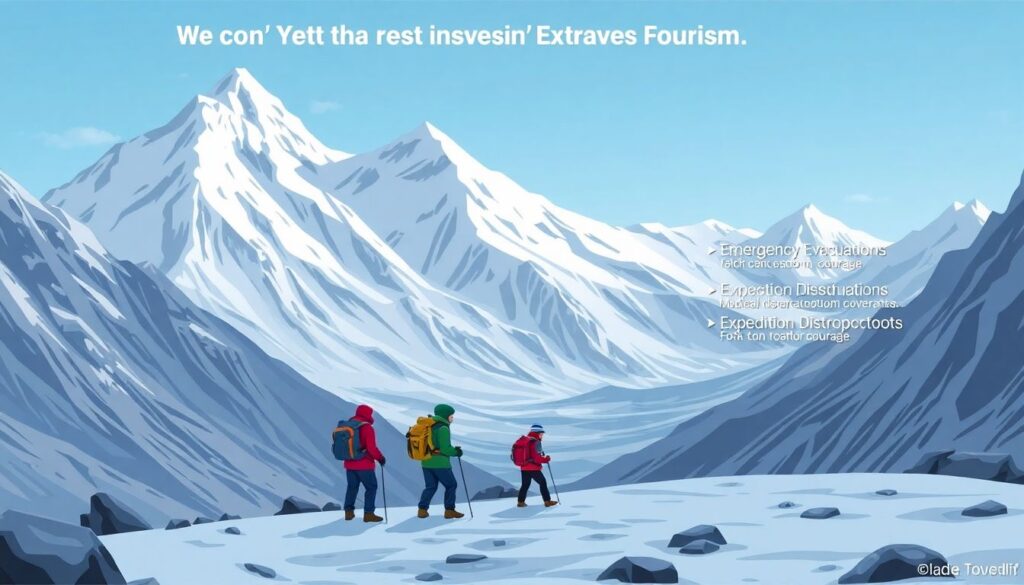 Страхование от встречи со снежным человеком. - иллюстрация