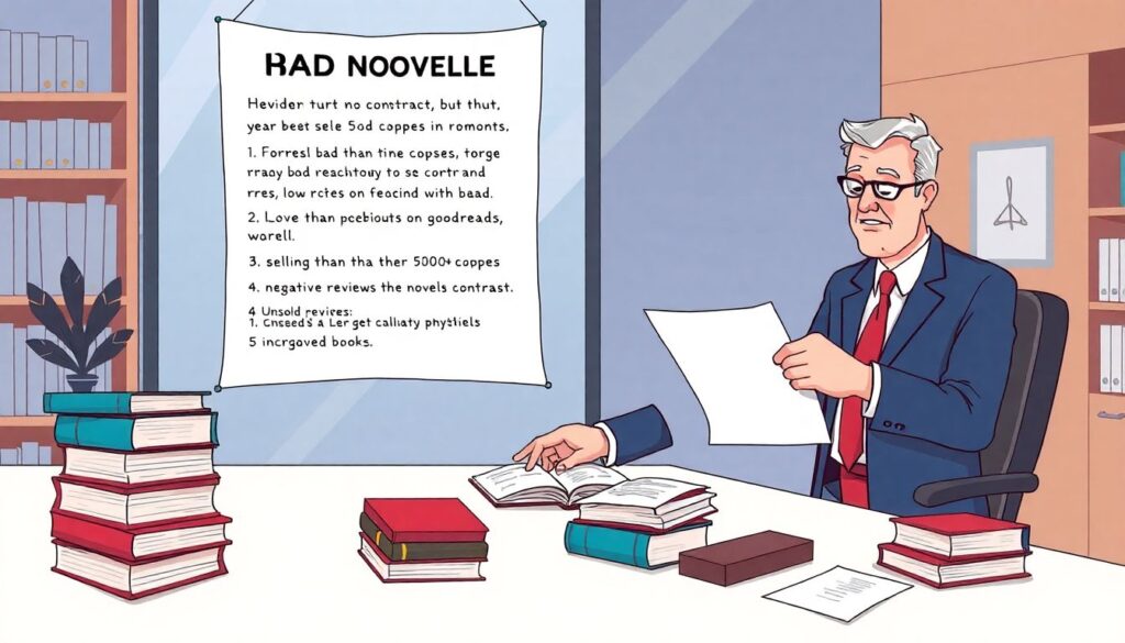 Страхование от написания плохого романа. - иллюстрация