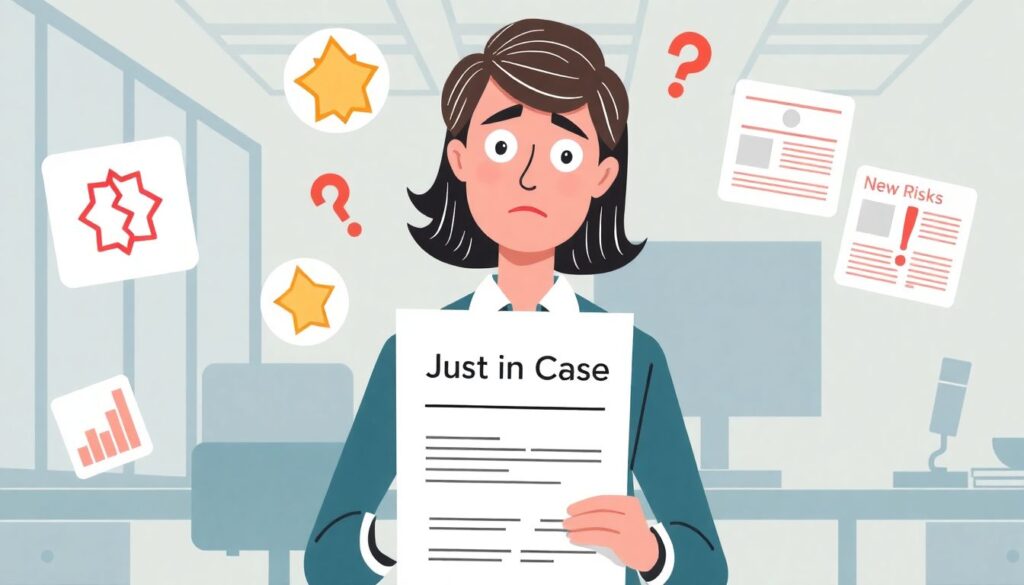 Страхование от плохих новостей. - иллюстрация