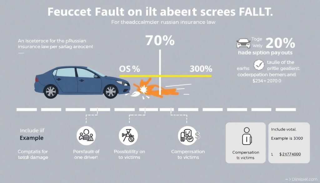 Что такое обоюдная вина при ДТП и как делится ответственность? - иллюстрация