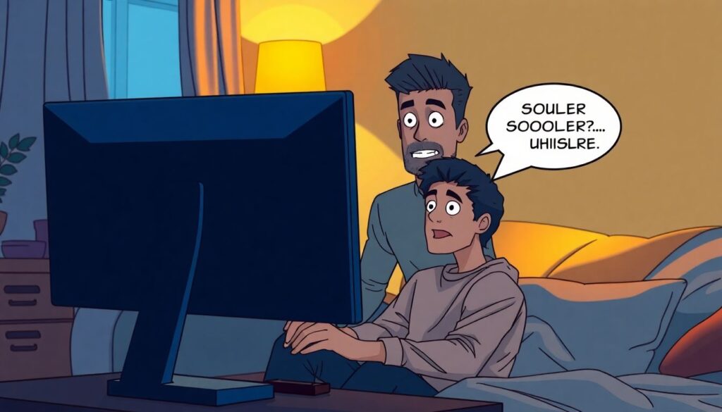 Страхование от спойлеров к любимому сериалу. - иллюстрация