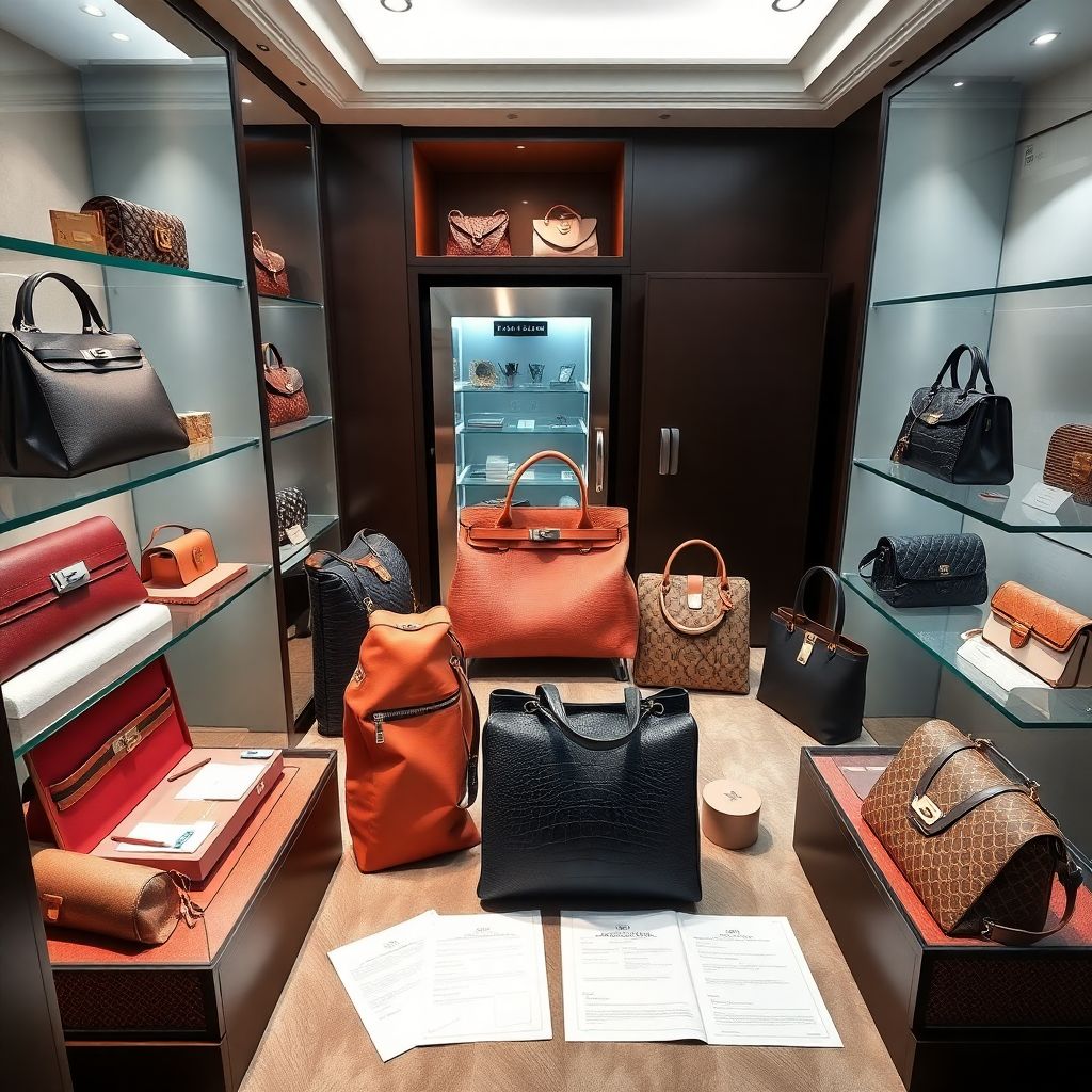 Как застрахоровать коллекцию сумок?