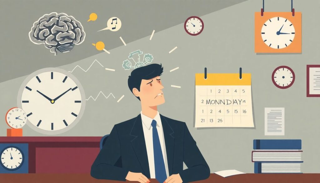 Страхование от понедельников. - иллюстрация