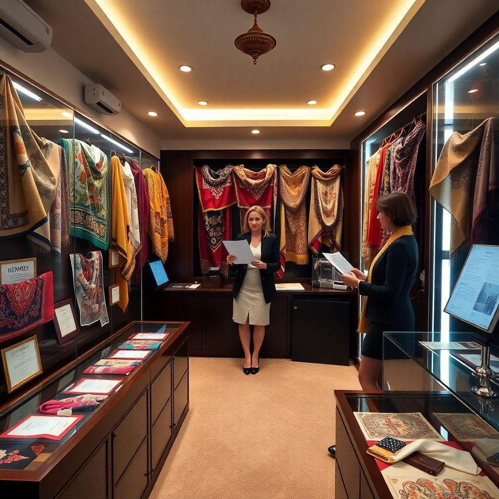 Как застрахоровать коллекцию шарфов?