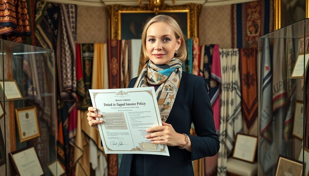 Как застраховать коллекцию платков и защитить ценные предметы от потерь Как застрахоровать коллекцию платков? - иллюстрация