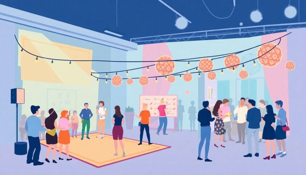 Страхование от скучных вечеринок. - иллюстрация