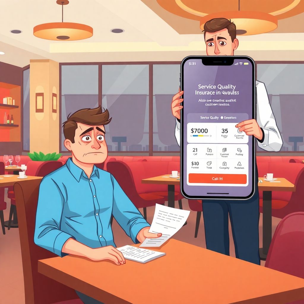 Страхование от плохого сервиса в ресторане поможет вернуть деньги за некачественное обслуживание Страхование от плохого сервиса в ресторане.