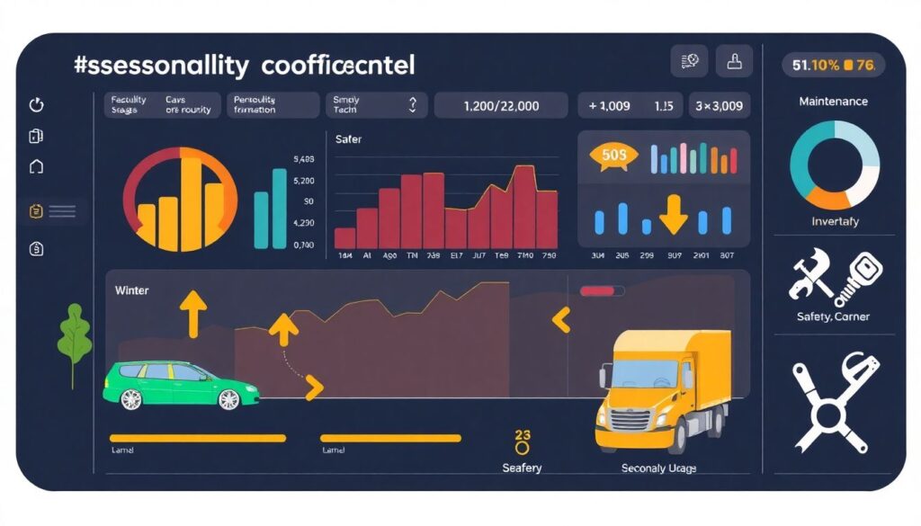 Что такое коэффициент сезонности использования транспортного средства? - иллюстрация
