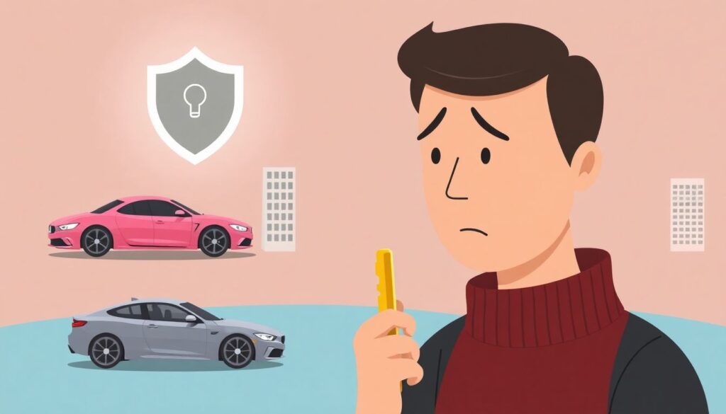 Страхование от потери ключей — защита имущества и спокойствие каждый день Страхование от потери ключей. - иллюстрация