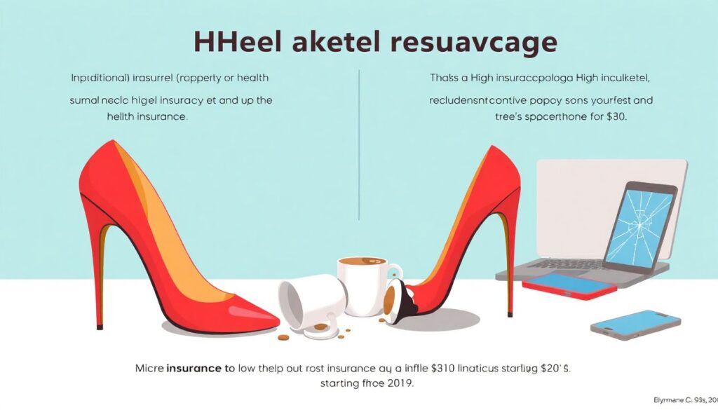 Страхование от поломки каблука — защита вашей обуви в неожиданных ситуациях Страхование от поломки каблука. - иллюстрация