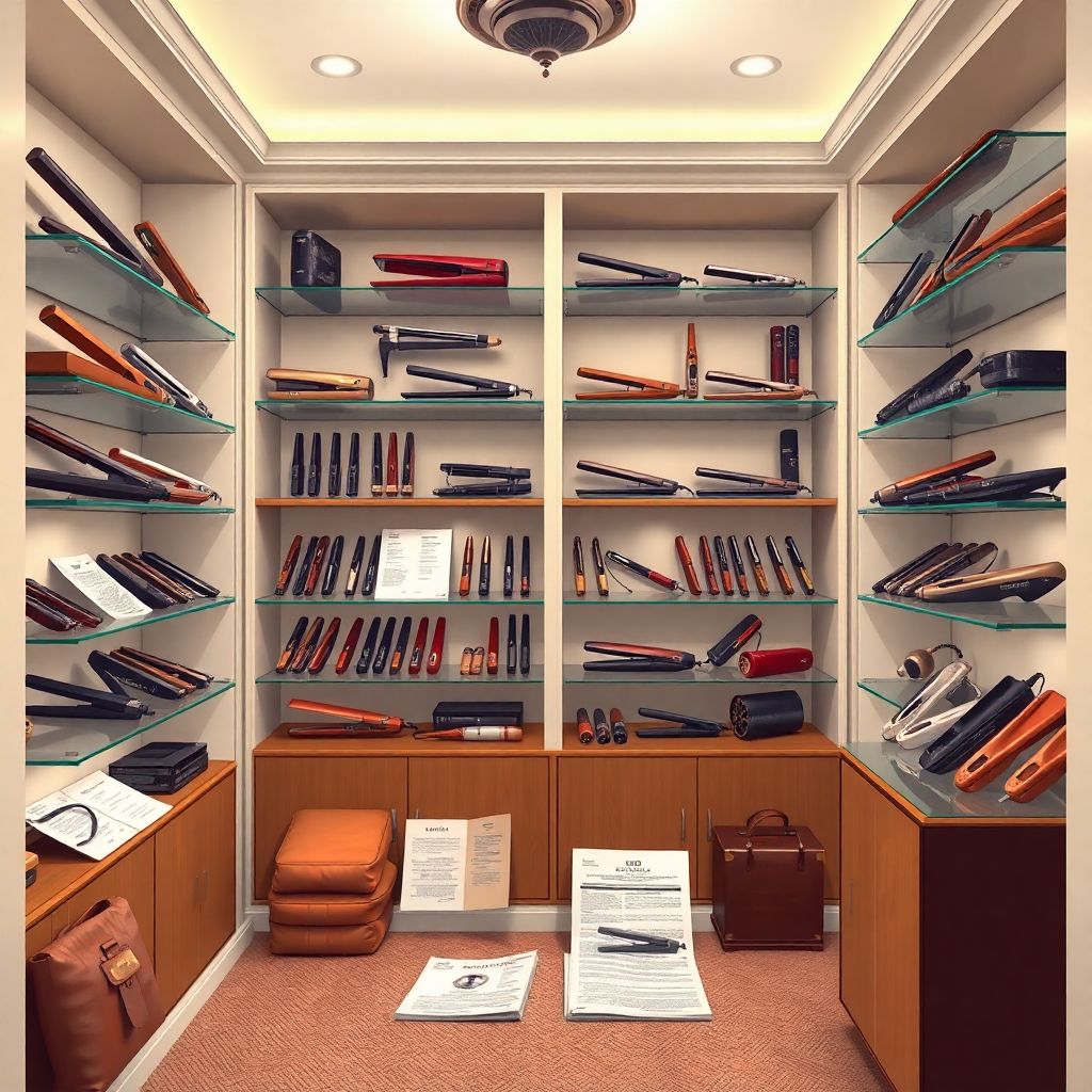 Как застрахоровать коллекцию утюжков для волос?