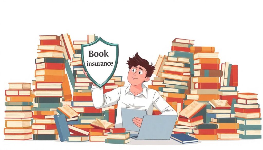 Страхование от неинтересных книг — как обезопасить себя от скучного чтения Страхование от неинтересных книг. - иллюстрация