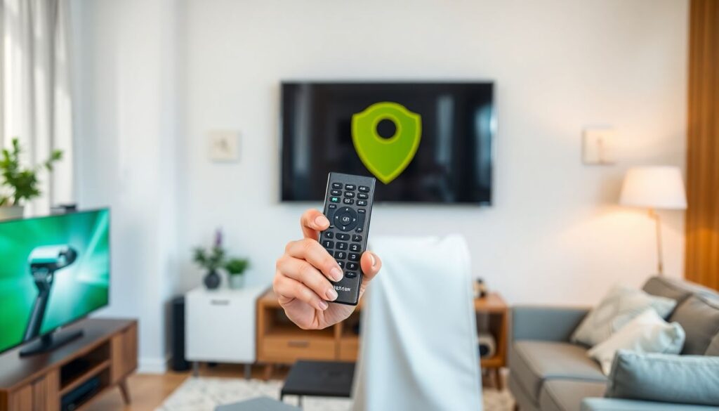 Страхование от потери пульта от телевизора. - иллюстрация