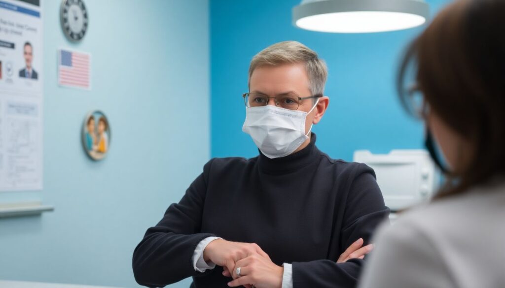 Страхование от конъюнктивита. - иллюстрация